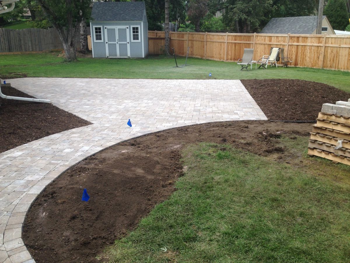 Custom landscape installation